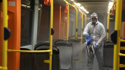 Büyükşehir’den ulaşımda hijyen seferberliği