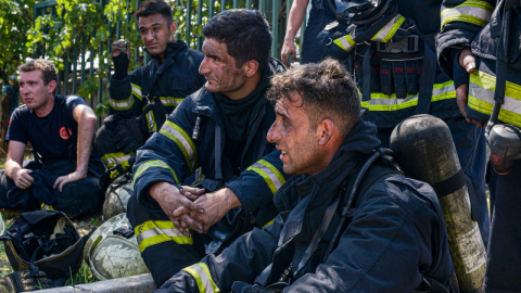 Bursa itfaiyesinden nefes kesen tatbikat