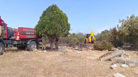 Nilüfer’deki orman yangını kontrol altına alındı