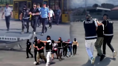 Kırmızı bültenle aranan 3 suçlu Türkiye'ye iade edildi