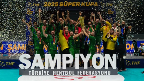 Nilüfer Belediyespor hentbol süper kupa şampiyonu oldu