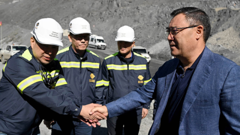 Kırgızistan'da altın madeninde ilk kez yer altı üretime başlandı