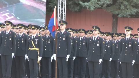 Işıklar Jandarma Astsubay Meslek Yüksekokulu’nda 781 astsubay mezun oldu
