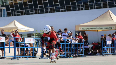 Karaman’da düzenlenen ‘Tekerlekli Paten Türkiye Şampiyonası’ başladı