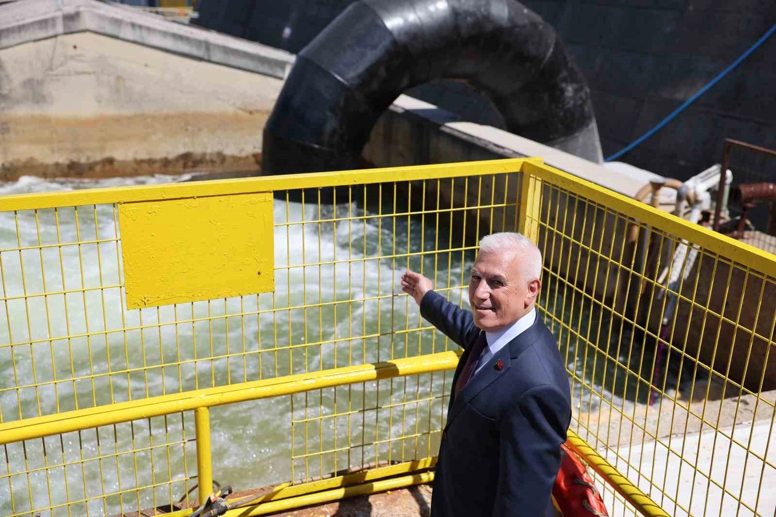 Bursa’ya can suyu olacak vana açıldı!
