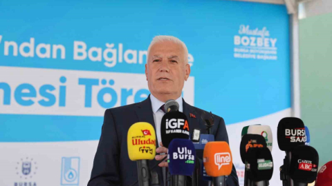 Bursa’ya can suyu olacak vana açıldı!