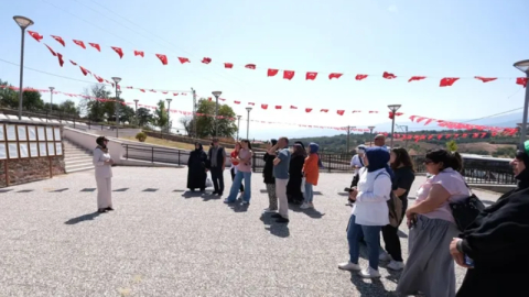 İnegöllü vatandaşlar tarihi yerinde keşfetti