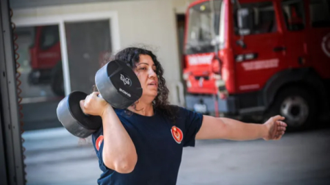 İtfaiye personeli Bahar şimdi Avrupa'da yarışacak