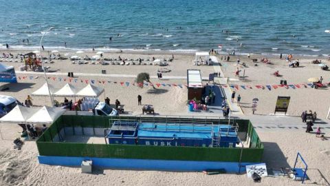 Mavi bayraklı sahile çifte koruma