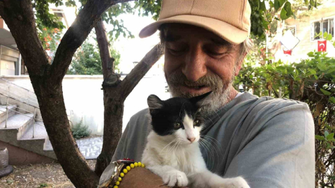 30 yıldır sokak kedilerine kapısını açıyor