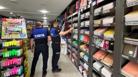 İnegöl Zabıtası'ndan kırtasiyelere sıkı denetim