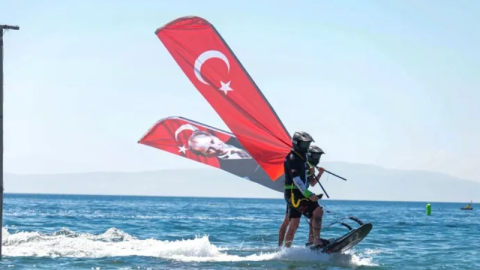 Gemlik Körfezi’nde su şöleni