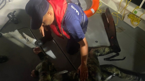 Yüzerek Yunanistan’a geçmeye çalıştı