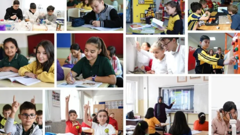 Öğrenciler okula merhaba dedi