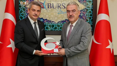 GESİAD'dan Bursa Valisi Ayyıldız'a 34. yıl ziyareti