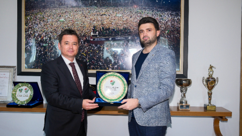 Erkan Aydın Bursaspor'u ziyaret etti