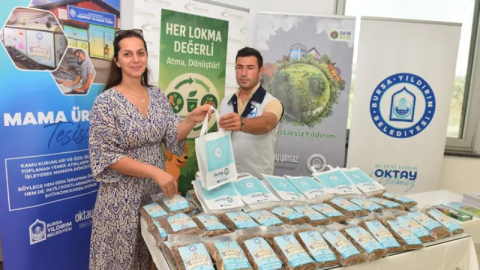 Yıldırım'dan sıfır atıkla can dostlara mama desteği