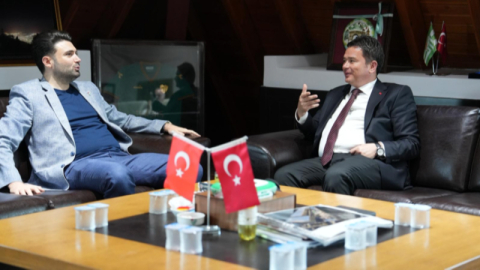 Osmangazi Belediye Başkanı Aydın'dan Bursaspor'a ziyaret