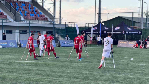 Ampute Futbol Milli Takımı, İngiltere’yi 5-1 mağlup etti