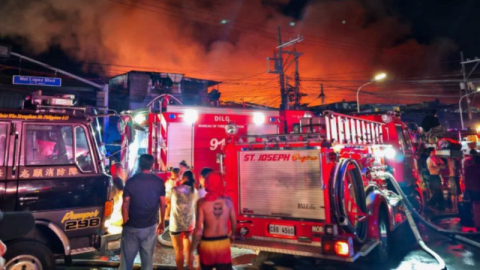 Filipinler’in başkenti Manila’da yangın