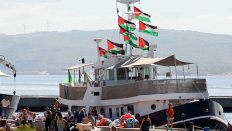 "Sumud Filosu'nun İlk Gemisi Gazze Yolunda"