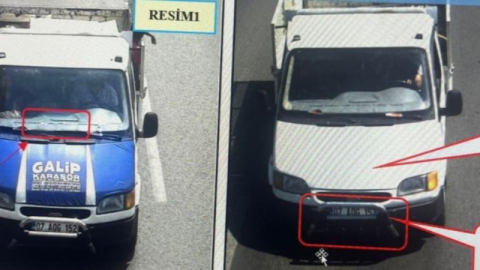 Aracın üzerinde oynama yapıp, izini kaybettirmeye çalıştı