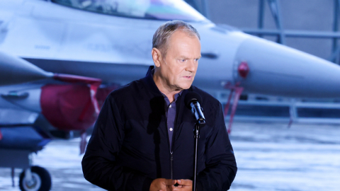 Polonya’da hükümet binaları üzerinde uçan dron düşürüldü