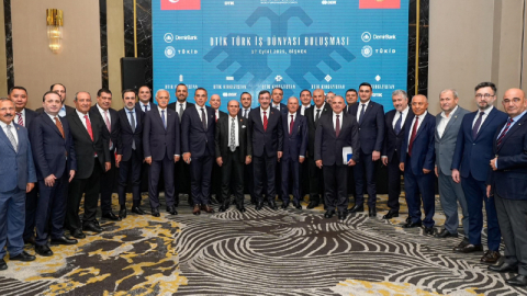 Cumhurbaşkanı Yardımcısı Yılmaz, Kırgızistan'da Türk iş insanlarıyla buluştu