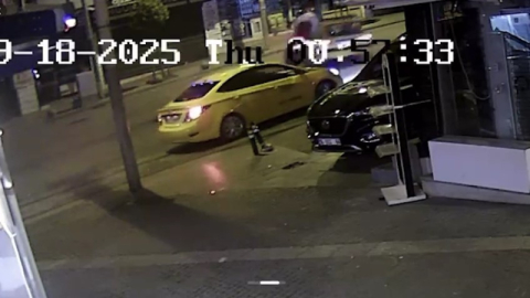 Osmangazi'de drift yapan araç ile motosiklet çarpıştı