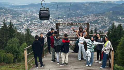 Osmangazi Belediyesi'nden başarılı öğrencilere Saraybosna turu