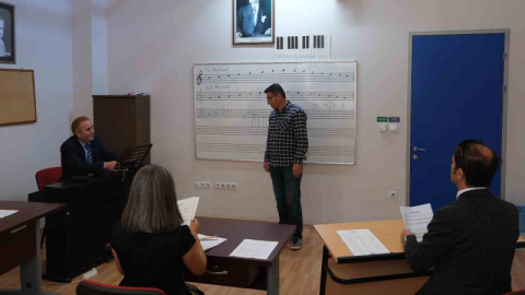 Büyükşehir orkestrasında sınav heyecanı