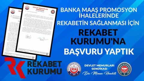 Devlet Memurları Konfederasyonu’ndan Rekabet Kurulu’na başvuru