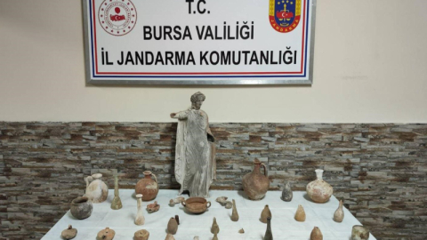 Bursa’da tarihi eser operasyonu