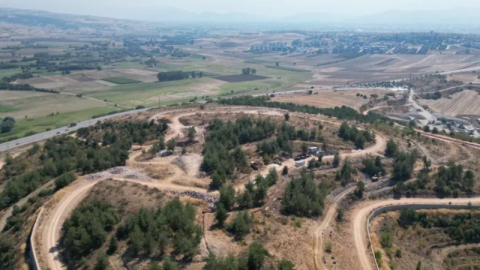 İnegöl Millet Bahçesi’nde çalışmalar sürüyor