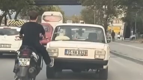 Tek ayağıyla inanılmaz kurtarış