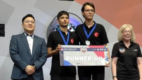 Yıldırımlı sporcu Toprak Aras dünya ikincisi oldu