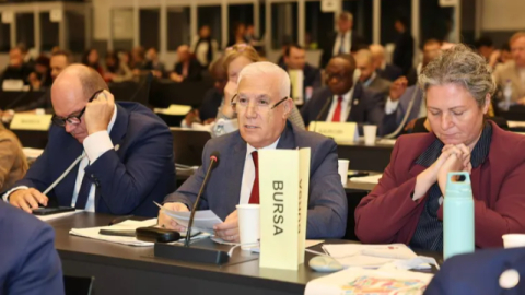 Başkan Bozbey mesajı Cenevre'den verdi