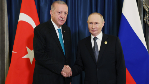 Cumhurbaşkanı Erdoğan, Putin ile görüştü
