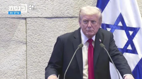 Trump, Knestte protesto edildi