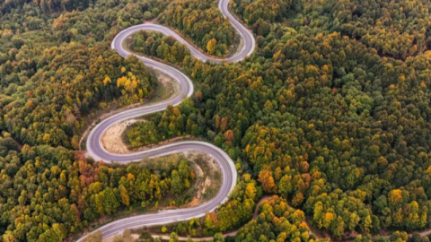 Bursa İnegöl'ün meşhur yolunda renk cümbüşü