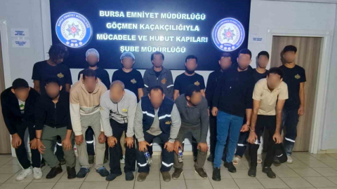 Bursa’da kaçak göçmen operasyonu