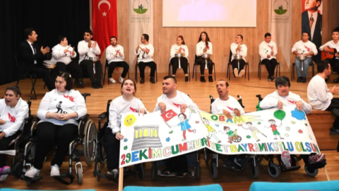 Engelli bireyler Osmangazi’de Cumhuriyet Bayramını kutladı