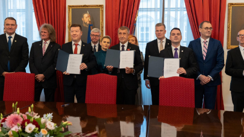 Çekya'da 3 parti koalisyon anlaşması imzaladı