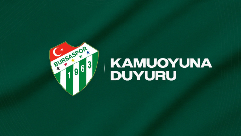 Bursaspor’dan Dolandırıcılık Uyarısı