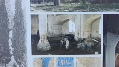 Ermeni İşgalinde ahır olan Cuma Mescidi ibadete açıldı