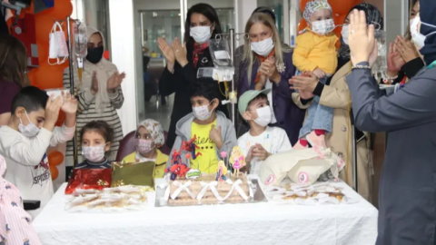 Lösemili çocuklara umut dolu kutlama