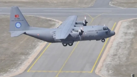 Türk askeri kargo uçağı düştü!