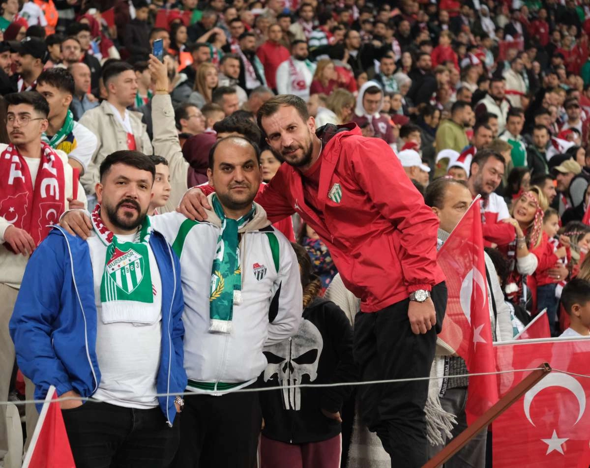 (ÖZEL) Türkiye-Bulgaristan taraftar fotoğrafları