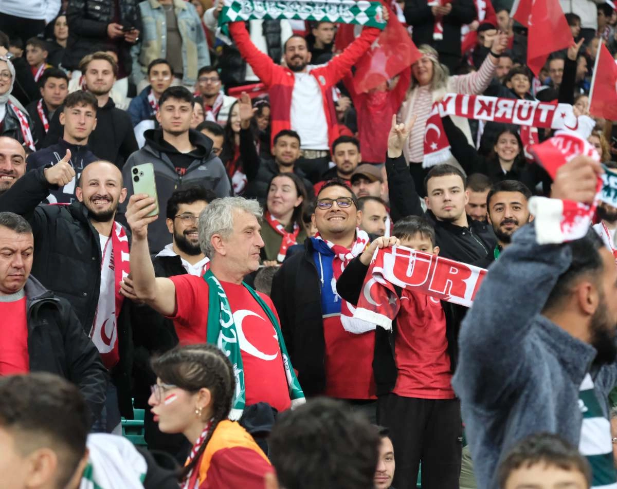 (ÖZEL) Türkiye-Bulgaristan taraftar fotoğrafları