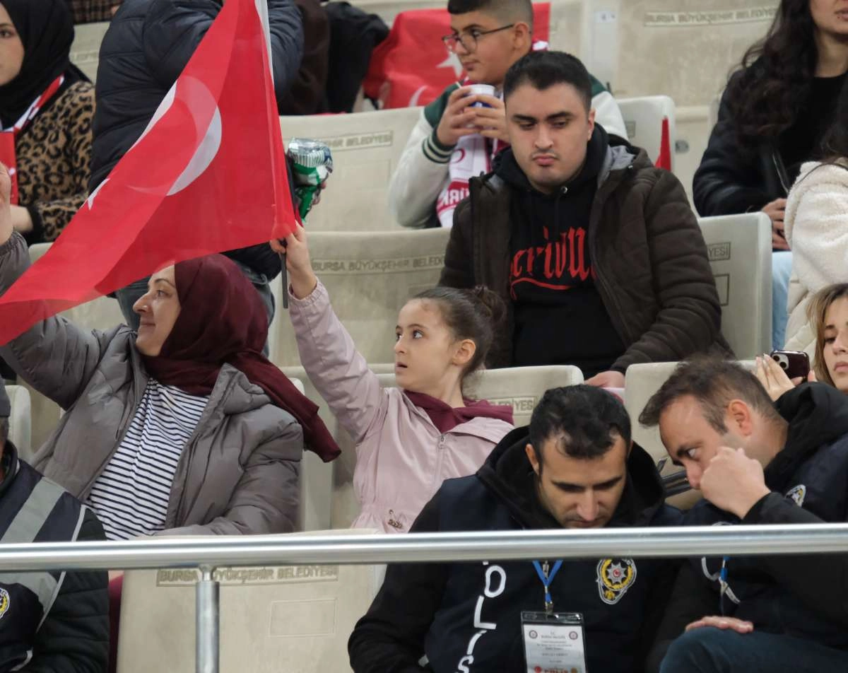 (ÖZEL) Türkiye-Bulgaristan taraftar fotoğrafları